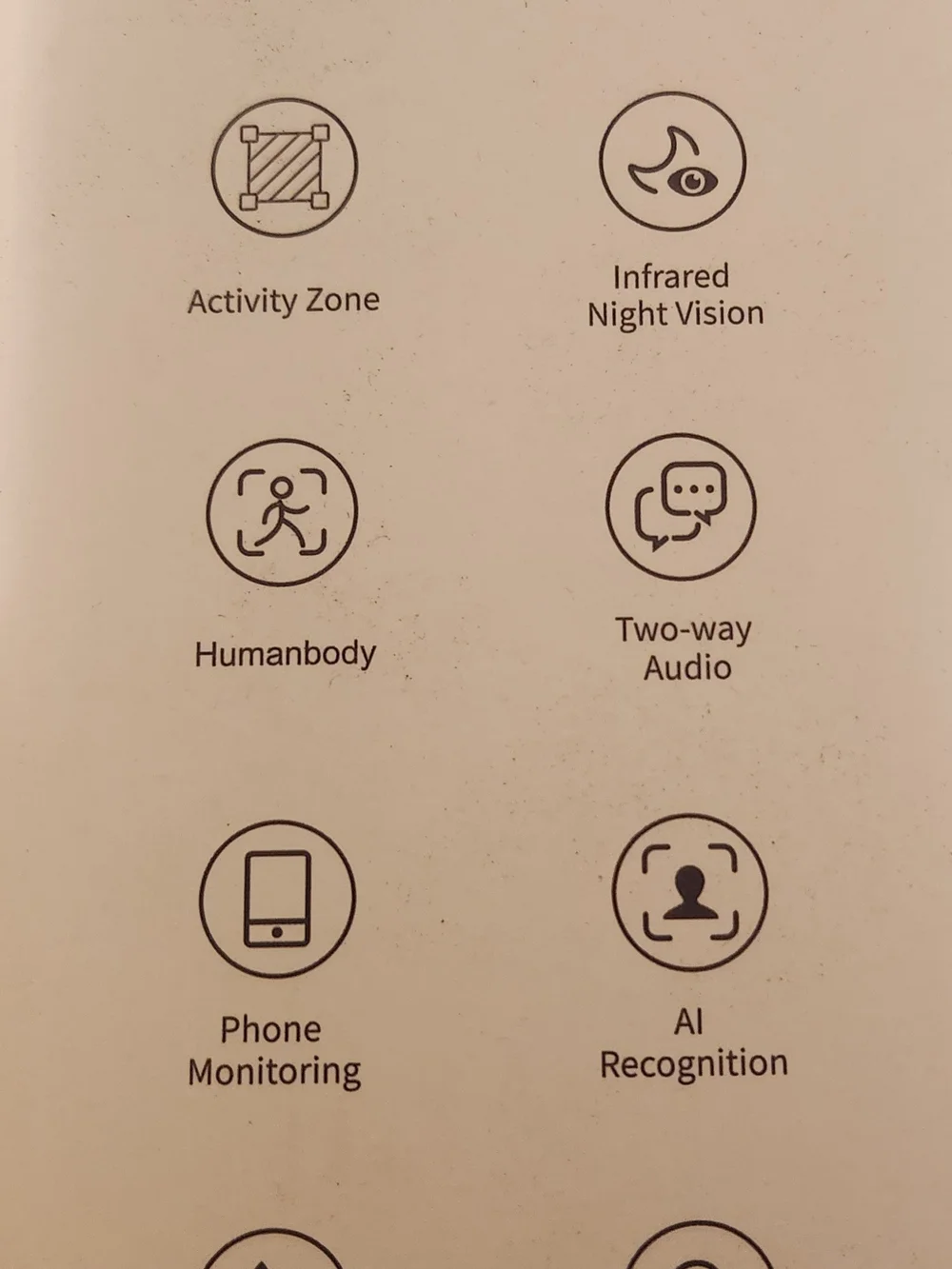 Smart PTZ Camera - Cream Finish
